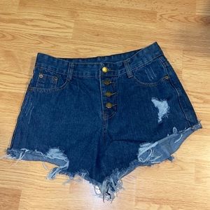Amazon High Waisted Jean Shorts !